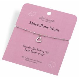 Hot Diamonds Sterling Silver Marvellous Mum Charm Bracelet