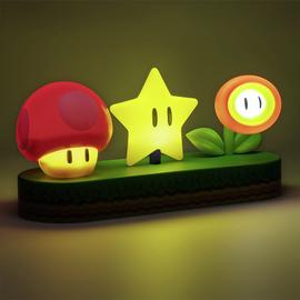 Super Mario Icons LED Novelty Light - Multicolour
