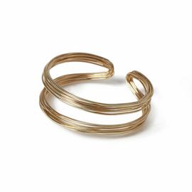 Freedom Gold Wire Cuff Bracelet