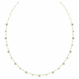 Swarovski Gold Tone Plated Imber Strandage Chain Necklace