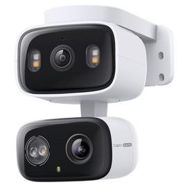 Tapo C246D 2K 3MP Dual-Lens Pan/Tilt Security Camera - White