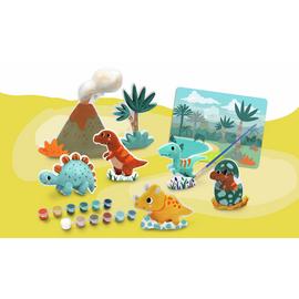 Chad Valley Paint & Sensory 10 Piece Dino Set
