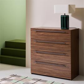 Habitat Atlas 4 Drawer Chest - Walnut
