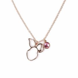 Custard London Gold Winnie the Pooh Piglet Pendant Necklace