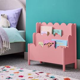 Habitat Kids Scalloped Book Storage - Pink
