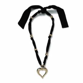 Freedom Gold Tone Heart Pendant Necklace