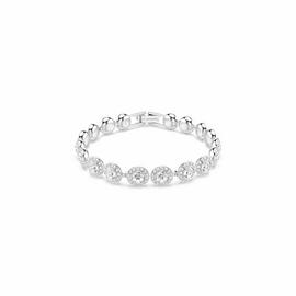 Swarovski Rhodium Plated Crystal Una Angelic Tennis Bracelet