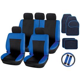 Streetwize Blue & Black Interior Car Set