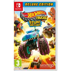 Hot Wheels Monster Trucks Stunt Mayhem Dlx Ed Switch Game