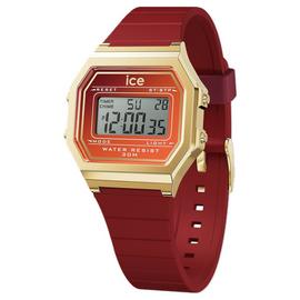 ICE-Watch Retro Digital Red Silicone Strap Watch