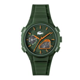Lacoste Men's Green Silicone Strap Watch