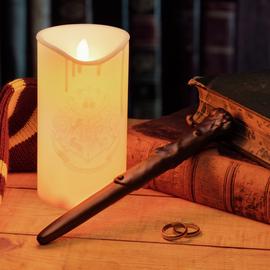 Harry Potter Candle LED Light with Wand Remote - Cream