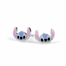 Disney Sterling Silver Lilo and Stitch Enamel Stud Earrings