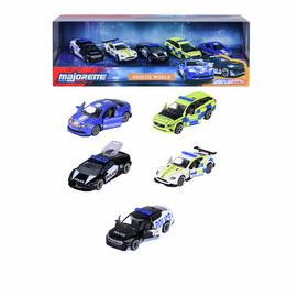 Majorette Die Cast Rescue 5 Police Cars