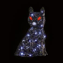 Premier 45cm  3D Soft Acrylic Black Cat Led Lights