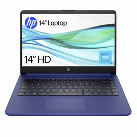 HP 14-dq6001na 14 Inch Intel N150 4GB 128GB Laptop - Blue