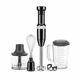 KitchenAid 5KHBV83BOB Hand Blender With Accessories - Black