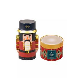 Christmas Market Soldier Biscuit Tin and Toffee-filled Tin