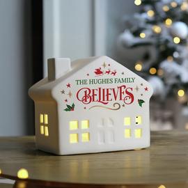 Personalised Message Christmas LED House