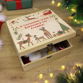 Personalised Message Santa Christmas Eve Box