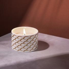 Fired Earth Medium Candle - White Tea & Pomegranate