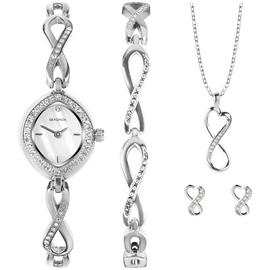 Sekonda Ladies White Dial Alloy Bracelet Watch