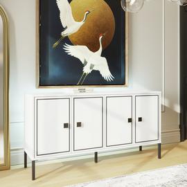 Frank Olsen Mia 4 Door Sideboard - White
