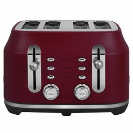 Rangemaster RMCL4S201BU Classic 4 Slice Toaster - Burgundy