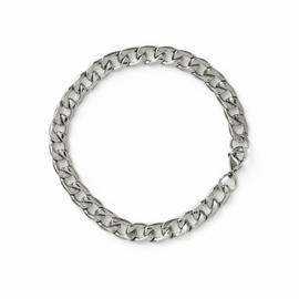 Uncommon Souls Men's Stainless Steel Curb Chain Bracelet