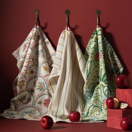 Habitat x Sanderson & National Trust Pack of 3 Tea Towels