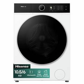 Hisense WD5I1045BWQ 10.5/6KG 1400 Spin Washer Dryer - White