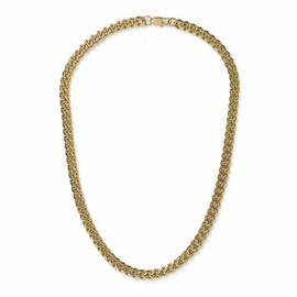 Uncommon Souls Gold Tone Chunky Curb Chain Necklace