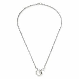 Uncommon Souls Men's Silver Stainless Steel Pendant Necklace