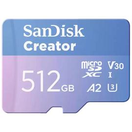 SanDisk Creator 190MBs microSD UHS-I Memory Card - 512GB