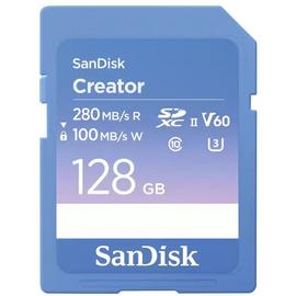 SanDisk Creator 280MBs SD UHS-II Memory Card - 128GB