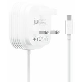 Juice 45W USB-C Charger with 1.5m Integrated Cable - White