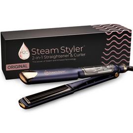 H2O Steam Styler 2-in-1 1.5in Straightener & Curler