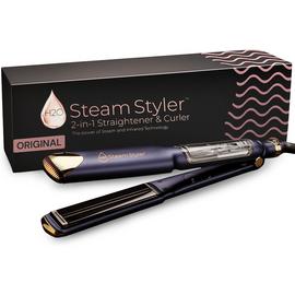 H2O Steam Styler Slim 2-in-1 Hair Straightener & Curler