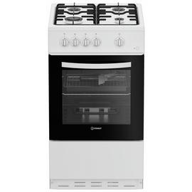 Indesit I5G1KMW 50cm Single Oven Gas Cooker - White