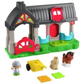 Fisher-Price Little People Friendly Horses Stable Playset