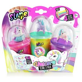 So Slime Collectable Unicorn-Pack of 3