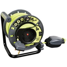 Masterplug Pro-XT 1 Socket 25+3m Cable Reel