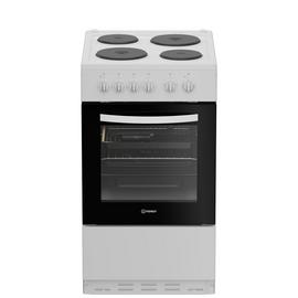 Indesit I5E3KMW 50cm Single Electric Cooker - White