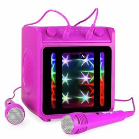RockJam SingCube 10Watt Bluetooth Karaoke Machine - Two Mics