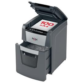 Rexel Optimum AutoFeed+ 100X 34L P4 Cross Cut Shredder
