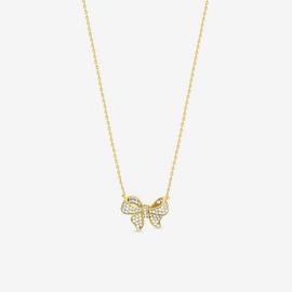 Jon Richard Gold Plate Bow Pendant Necklace