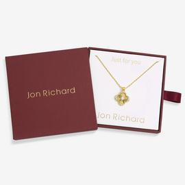 Jon Richard 18k Gold Plated Clover Pendant