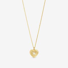 Jon Richard Gold Plated Heart Pendant Necklace