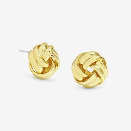 Jon Richard Gold Plated Knot Stud Earrings