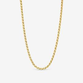 Jon Richard Gold Plated Twist Chain Necklace